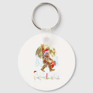 Funny Christmas Xmas Bigfoot Believe Sasquatch In Key Ring