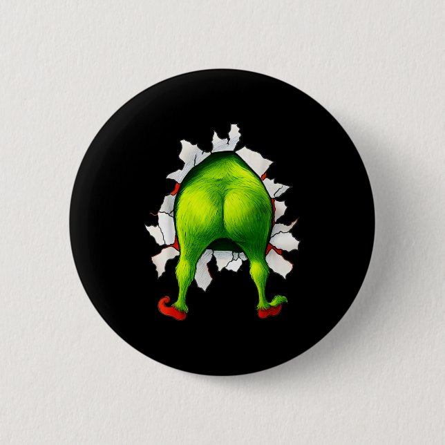 Funny Christmas Xmas Character Matching Family Par 6 Cm Round Badge (Front)