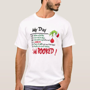 Funny Christmas Xmas G.Rin-Ch My Day I'm Bo.Oked T-Shirt