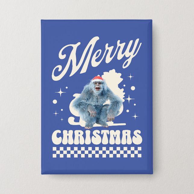 Funny Christmas Yeti Holiday Humour (Front)