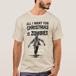 Funny Christmas Zombies for Christmas T-Shirt