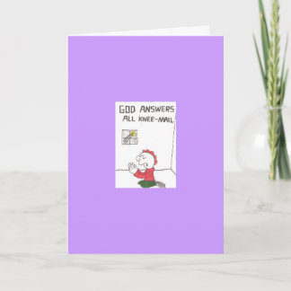 Funny church sayings on Greeting cards