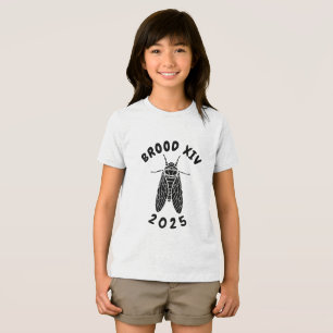 Funny Cicada Brood XIV 2025 Nature Bug Lover Tri-Blend Shirt