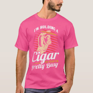 Funny Cigar Lover For Women And Men Cigar Smoker T-Shirt