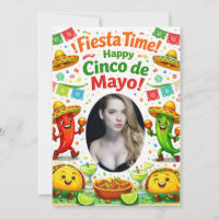 Funny Cinco de Mayo 2026 Fiesta Time Taco Party 