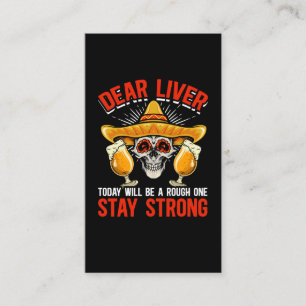 Funny Cinco De Mayo Beer Joke Alcohol Fun Business Card