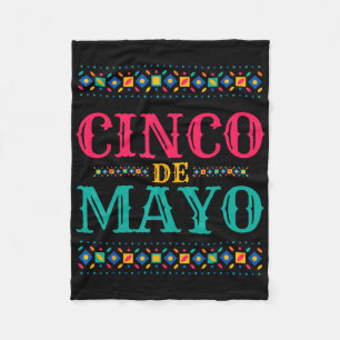 Funny Cinco De Mayo For Mexican Party 2 Fleece Blanket