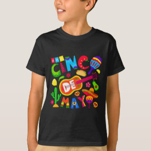 Funny Cinco De Mayo Mexican 5 De Mayo Lets Fiesta T-Shirt