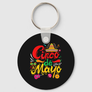 Funny Cinco De Mayo Mexican Fiesta Party 5 De Mayo Key Ring