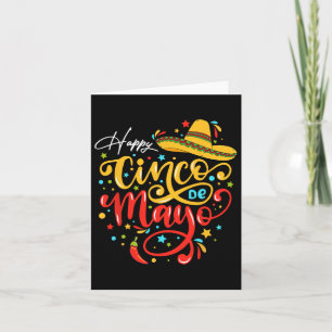 Funny Cinco De Mayo Party Fiesta 5 De Mayo Mexican Card
