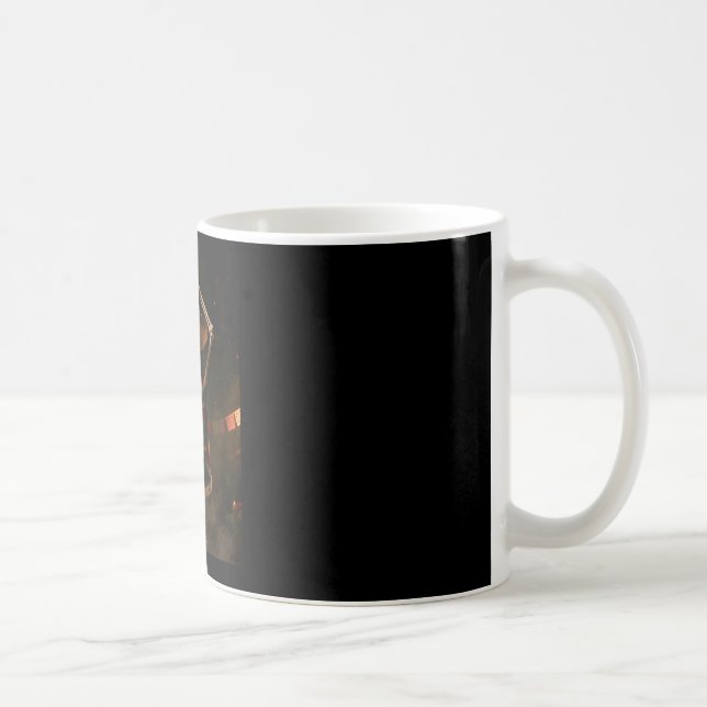 Funny cinco de mayo skeleton fiesta heart hands coffee mug (Right)