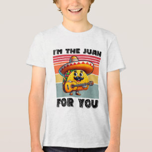 Funny Cinco De Mayo Vintage Mexican Im The Juan Fo Tri-Blend Shirt