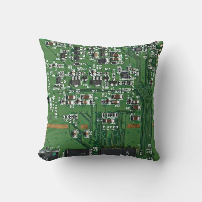 Funny circuit board cushion (Front)