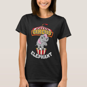 Funny Circus Elephant Cool Circus Animal Tamer Fan T-Shirt