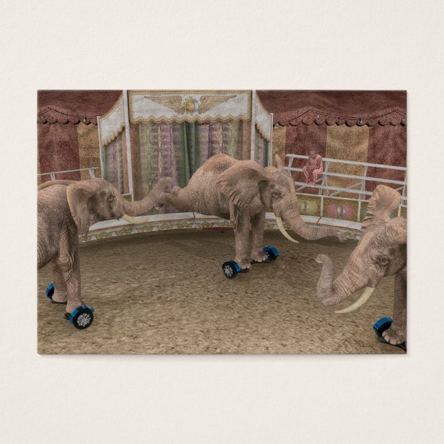 Funny Circus Elephants (Front)