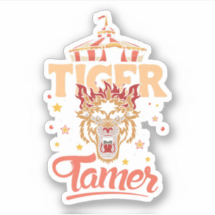 Funny Circus Tiger Tamer Big Cat. Perfect design f