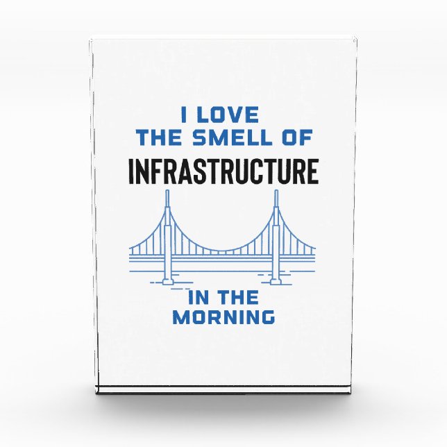 Funny Civil Engineering Graduation Photo Block (Front)