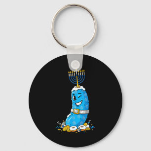 Funny Ckle Dreidel Menorah Hanukkah Kids Womens Me Key Ring