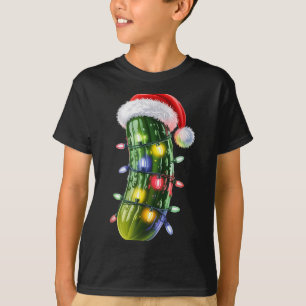 Funny Ckle Santa Hat Christmas Lights Xmas Men Wom T-Shirt