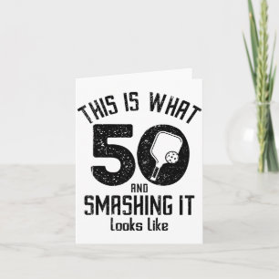 Funny Ckleball 50th Birthday 50 Years Old Love Ckl Card