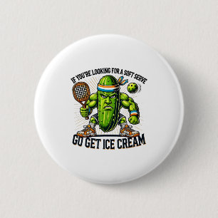 Funny Ckleball Shirt Men Dad Grandpa Him Husband 6 Cm Round Badge