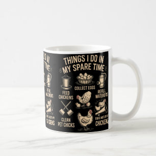Funny Ckyard Chicken Farm Joke Poultry Lover Humou Coffee Mug