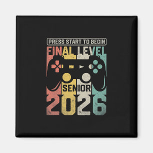 Funny Cl Of 2026 Gamer Senior 2026 Designs Magnet