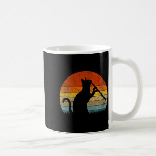 Funny Clarinet Cat Clarinet Player Musician Retro  Coffee Mug