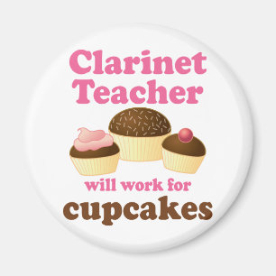 Funny Clarinet Teacher Magnet