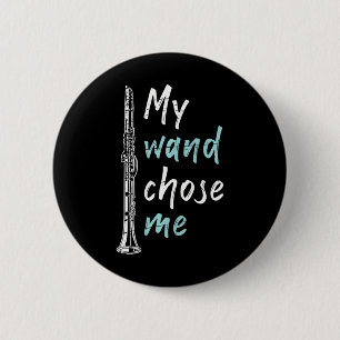 Funny Clarinetist Classical Music Clarinet 6 Cm Round Badge