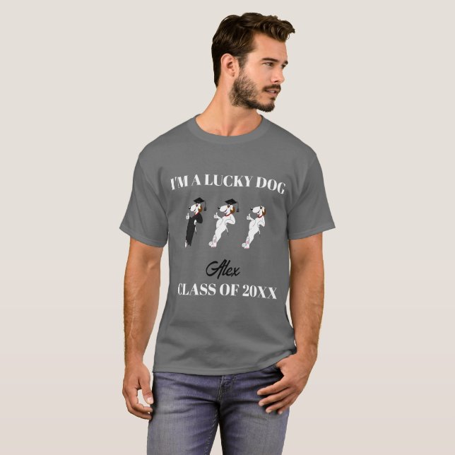  FUNNY CLASS OF 20XX CUSTOM GRADUATION T-Shirt (Front Full)