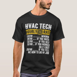 Funny Classic Car Hourly Set For HVAC Technicians T-Shirt
