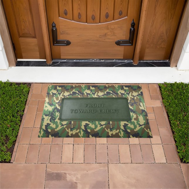 Funny Claymore Mine Doormat (Outdoor)