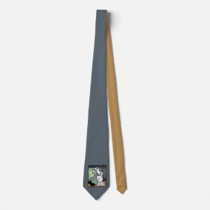 FUNNY CLERICAL UNICORN GRAPHIC NECK TIE