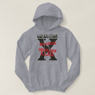 Funny Clever Generation X - Reclassified FAFO Hoodie