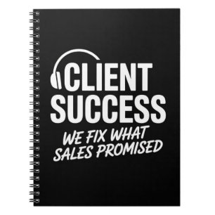 Funny Client Success Manager Gift Notebook
