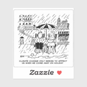 Funny Climate Change Holiday Cartoon.