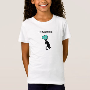 Funny Climbing Cat Catches Climbing T-Shirt