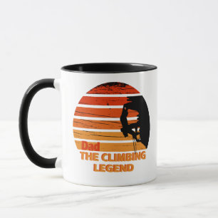 Funny Climbing Dad gifts Mug