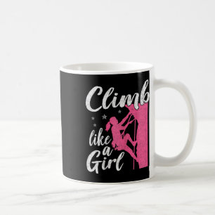Funny Climbing Lover Graphic For Women And Girls C Coffee Mug