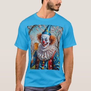 Funny Clown Drinking Beer Bar Tee