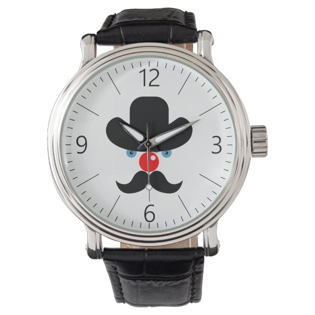 Funny clown face watch (Front)