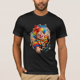 Funny Clown Kid Breaking Out T-Shirt