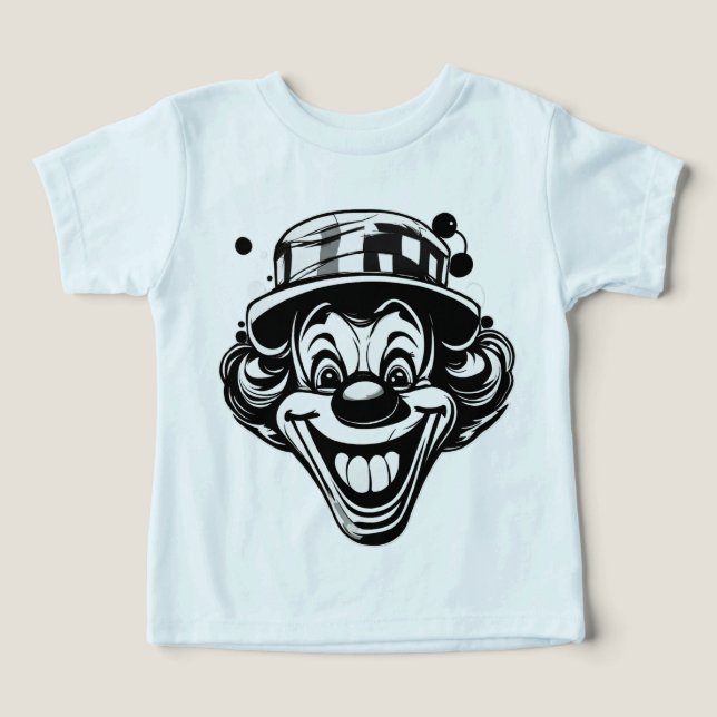 Funny Clown Logo – Upside-Down Cap & Tongue-Out  (Design Front)
