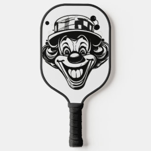 Funny Clown Logo – Upside-Down Cap & Tongue-Out  Pickleball Paddle