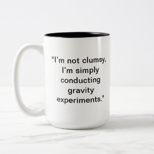 Funny Clumsy Mug Custom Name Gift
