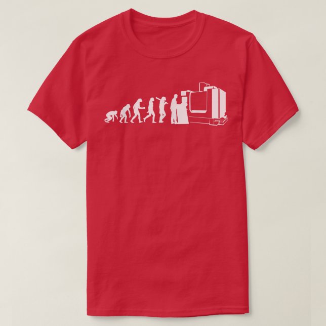 Funny CNC Operator Design For Men Dad CNC Machine  T-Shirt (Design Front)