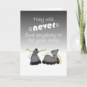 funny co-worker goodbye card