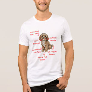 Funny Cockapoo Anatomy - Unique Valentine Gift Tri-Blend Shirt