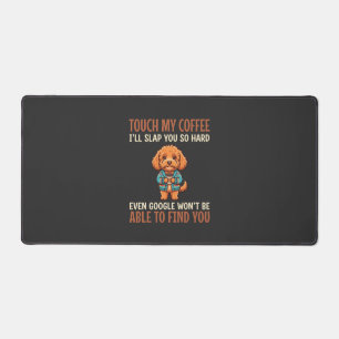 Funny Cockapoo Coffee Lover Desk Mat